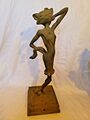 Weta Echt Bronze Celia Creme Lonely Hund Von Iwan Clarke Skulptur Statue Diorama