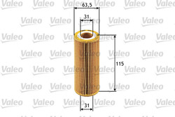 Valeo 586511 Ölfilter für ALFA ROMEO ALPINA BMW  passend für FIAT