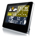 BEARWARE Funk Wetterstation DCF LCD Display Schwarz