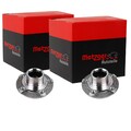 2X METZGER RADNABE VORNE HINTEN BEIDSEITIG PASSEND FÜR AUDI A4 A5 A6 A7 A8 Q5