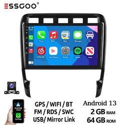 Für Porsche Cayenne 9PA 2002-2010 2+64G Autoradio Android 13 Carplay Kam GPS RDS