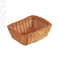28 x 20 cm Brotkorb Obstkorb Kunststoff Brot Frühstück Korb Körbe Körbchen braun