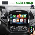Android14 Autoradio Carplay 6+128G NAVI Kam DAB für Renault Captur MK1 2014-2019