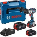 Bosch GSR 18V-110 C Akku Bohrschrauber 3x5.0Ah Akku + Ladegerät in L-Boxx