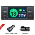 DVR+Für BMW E39 M5 7" IPS Autoradio GPS Navi Android Auto 13 CarPlay E39A13 WiFi