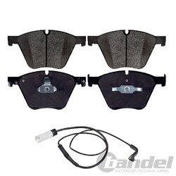 BREMSBELÄGE BREMSBELAGSATZ VORDERACHSE passend für BMW X5 (E70) + X6 (F16)(F86)