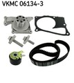 SKF Wasserpumpe + Zahnriemensatz VKMC 06134-3 für RENAULT DACIA NISSAN