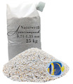 weißer Aquariumsand 25kg Aquarien Sand Aquarienkies Aquariumkies Quarzsand Natur