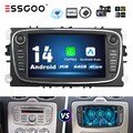 Carplay Android 14 Autoradio GPS Navi 64G Für Ford Focus MK2 Mondeo Mk4 S-C-MAX