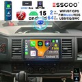DAB CarPlay Android15 Autoradio Für VW T6 Transporter Multivan GPS Navi Chat GPT