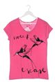 GUIDO MARIA KRETSCHMER T-Shirt Damen Gr. DE 36 pink-schwarz Casual-Look