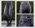 HKM Miss Blink Easy Jeans Vollbesatz Reithose Gr.  34 - 50 (#12148)