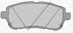 MAGNETI MARELLI 363916060818 Bremsbelagsatz, Scheibenbremse für DAIHATSU,FORD,FO