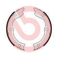 1x Bremsbackensatz, Feststellbremse BREMBO S 56 543 passend für NISSAN