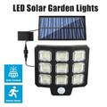 1/2x LED Solarleuchte mit Bewegungsmelder Fluter Sensor  Lampe Licht Außen 50W