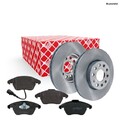 Febi Bremsscheiben Bremsbeläge Hinten für Hyundai i30 FD ix35