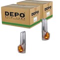 2X DEPO W16W BLINKER SATZ AUßENSPIEGEL VORNE passend für