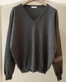 NP 1.950€ Kollekt. 2025 Brunello Cucinelli 100% Kaschmir Monili Pullover M Grau