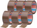 6x tesa Packband 64014 leise Klebeband Paketband braun 50mm x 66m