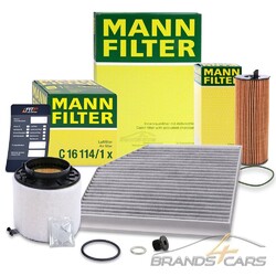 MANN-FILTER INSPEKTIONSPAKET FILTERSATZ B FÜR AUDI A5 8T 2.7 3.0 TDI AB BJ 08# # ERSTAUSRÜSTER-QUALITÄT // DEUTSCHE MARKENWARE # #