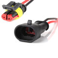 10X Auto Stecker Steckverbindung Steckverbinder 2-Polig Auto Wasserdicht Kabel