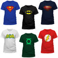 DC Comics Superhero Film Superhelden Logo T-Shirt Männer Men Freizeit Sommer