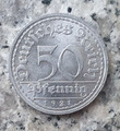 50 Pfennig 1921 A Berlin Alu Kursmünze Weimarer Republik - Top Erhaltung - Unc.
