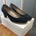 Gabor Pumps Damen Gr 6 1/2 Wild Leder  Blau