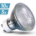 LED Leuchtmittel 5x/10x pack GU10 Einbaustrahler Lampen Stiftsockel Birne Spot