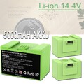 1/ 2X 5,0Ah Akku für iRobot Roomba 14.4V e5 e6 i3 i4 i6 i7 Series 4624864 ABL-D1