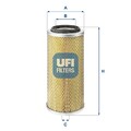 UFI Luftfilter 27.881.00 passend für NISSAN VW