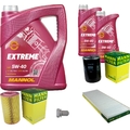 MANN Inspektionspaket 7 L MANNOL Extreme 5W-40 für Fiat Ducato Kasten 2.8 JTD