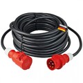 as-Schwabe CEE-Verlängerung Starkstrom Kabel Schwarz