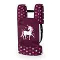 Bayer Design Puppen-Tragegurt bordeaux einhorn sternchen NEU