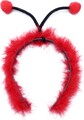 MARIENKÄFER HAARREIF mit Fühler / Karneval Fasching Damen & Mädchen Kostüm Party