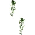  Set of 2 Künstliche Pflanzen Für Draussen Hängende Wanddekoration