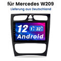 FAST! 9"Android12 Autoradio GPS Navi DAB+ WiFi Für Mercedes Benz CLK W209 W203