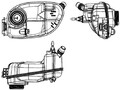 MAHLE ORIGINAL CRT 65 000S Ausgleichsbehälter Kühlmittel Kühlwasser