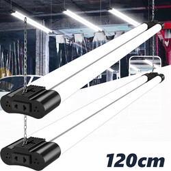  SET LED Feuchtraumleuchte 120cm Wannenleuchte Deckenleuchte 2 Flamming T8