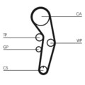 CONTINENTAL CTAM Zahnriemensatz CT1090K1 für VW AUDI