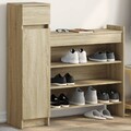 Schuhschrank Schuhablage Schuhregal Schuhkommode Schuhständer Flur vidaXL