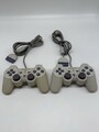 2x Original Sony PlayStation One / 1 Dualshock Controller Weiß PS1 - GEBRAUCHT