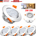 3/5/10X LED Einbauleuchte 5W Einbaustrahler Decken Leuchte Set Einbau Spot 230V