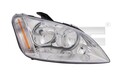 Hauptscheinwerfer H1/H7 Ohne Stellmotor TYC für Ford 2003-2007 20-0478-05-2