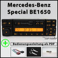 Original Mercedes Special BE1650 CC Becker Kassette Autoradio A0038205586 Set