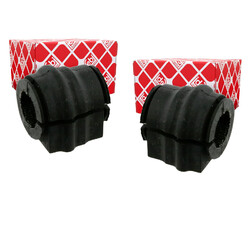 2x FEBI 21mm STABILAGER VORNE passend für MERCEDES C-KLASSE CLC-KLASSE CLK