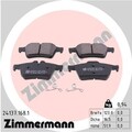 ZIMMERMANN Bremsbelagsatz, Scheibenbremse 24137.168.1 für FORD JAGUAR CITROËN