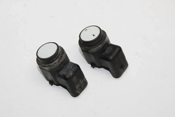 2x PDC Sensor Einparkhilfe vorne LC9A Weiß 1S0919275A VW Tiguan I 5N Bj.13
