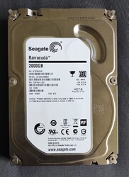 Seagate Barracuda 2TB (2000GB) 3.5" (3,5 Zoll) HDD Festplatte