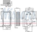 NISSENS 90783 Ölkühler, Motoröl für MERCEDES-BENZ